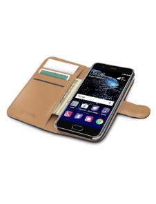 Celly Wallet Case till Huawei P10 - Svart