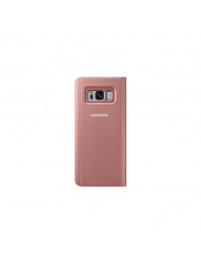 Samsung EF-ZG950CPE Clear View Cover Vikbart Fodral Till Samsung Galaxy S8 - Rosa