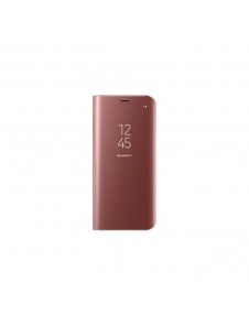 Samsung EF-ZG950CPE Clear View Cover Vikbart Fodral Till Samsung Galaxy S8 - Rosa