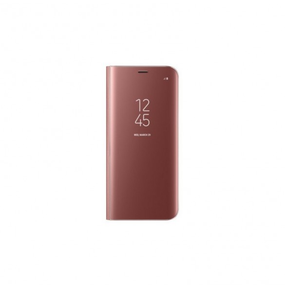 Samsung EF-ZG950CPE Clear View Cover Vikbart Fodral Till Samsung Galaxy S8 - Rosa