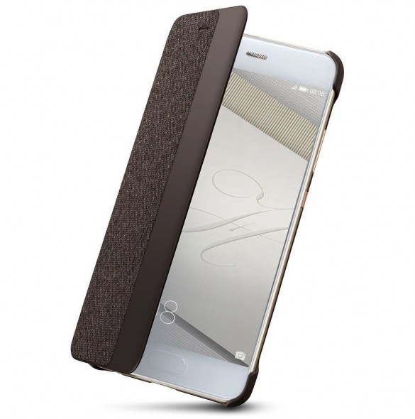 Huawei S-View Case Vikbart Fodral Till Huawei P10 - Mörkgrå (51991887)