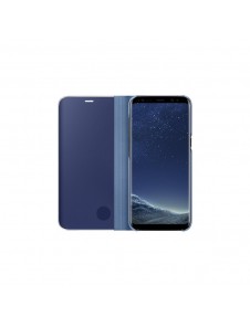 Samsung EF-ZG950CLE Clear View Cover Vikbart Fodral Till Samsung Galaxy S8 - Blå