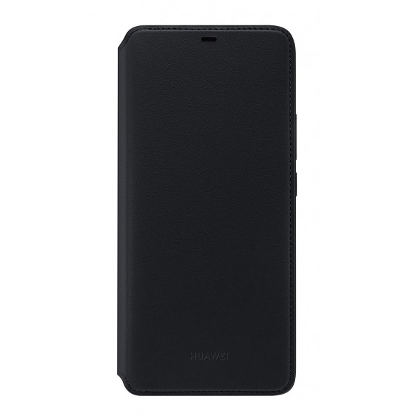 Huawei Wallet Cover Bookcase med kortplats för Huawei Mate 20 Pro - Svart(51992636)