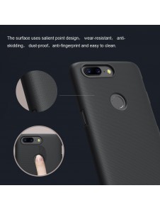 Nillkin Super Frosted Case för OnePlus 5T - Svart