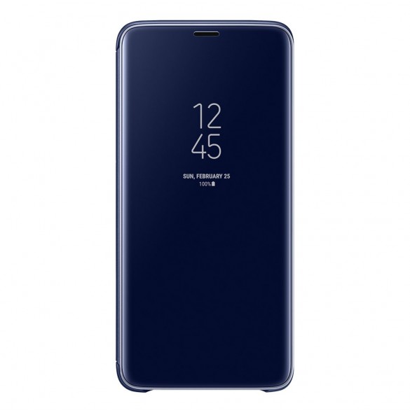 Samsung EF-ZG965CLE Clear View Cover Skal till Samsung Galaxy S9 Plus - Blå