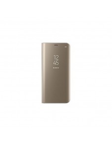 Samsung EF-ZG955CFE Clear View Cover Vikbart Fodral Till Samsung Galaxy S8 Plus - Guld