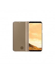 Samsung EF-ZG955CFE Clear View Cover Vikbart Fodral Till Samsung Galaxy S8 Plus - Guld