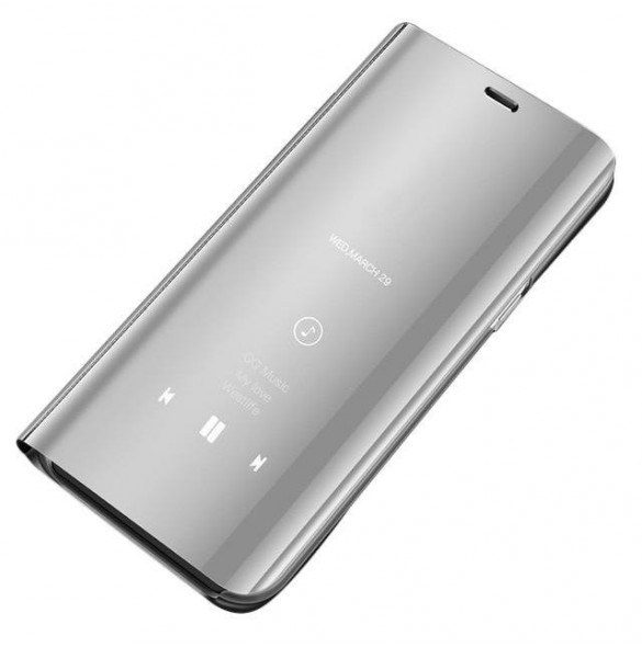 JollyFX Clear View Väska till Huawei P30 Pro - Silver