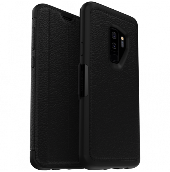 Otterbox Strada Läder Folio Case till Samsung Galaxy S9 Plus - Svart