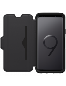 Otterbox Strada Läder Folio Case till Samsung Galaxy S9 Plus - Svart