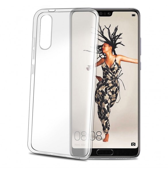 Celly TPU Cover Till Huawei P20 - Klar