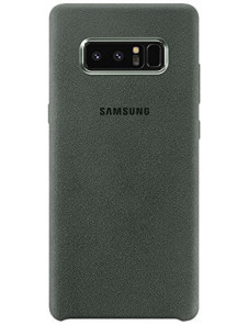 Samsung EF-XN950AKE Alcantera Back Cover Till N950 Galaxy Note 8 - GRÖN