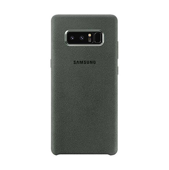 Samsung EF-XN950AKE Alcantera Back Cover Till N950 Galaxy Note 8 - GRÖN