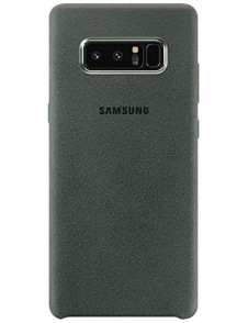 Samsung EF-XN950AKE Alcantera Back Cover Till N950 Galaxy Note 8 - GRÖN
