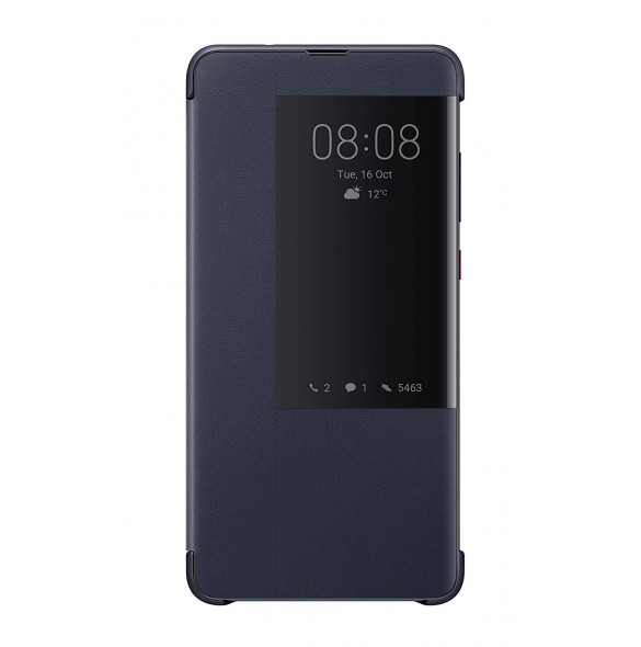 Huawei 51992605 Smart Flip View Vikbart Fodral Till Huawei Mate 20 - BLÅ