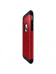 Rött och väldigt snyggt omslag till iPhone XS / X.