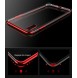 Clear Color Case Gel TPU Electroplating frame Cover Skal till Xiaomi Redmi Note 7 - Röd