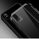 Clear Color Case Gel TPU Electroplating frame Cover Skal till Xiaomi Redmi Note 7 - Röd