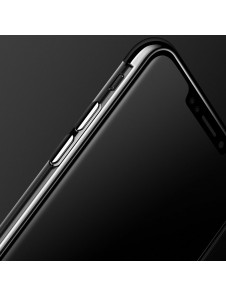 JollyFX Clear Color Case Gel TPU Electroplating frame Cover Skal till Xiaomi Redmi Note 7 - Svart