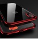 JollyFX Clear Color Case Gel TPU Electroplating frame Cover Skal till Xiaomi Redmi Note 7 - Svart