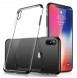 JollyFX Clear Color Case Gel TPU Electroplating frame Cover Skal till Xiaomi Redmi Note 7 - Svart