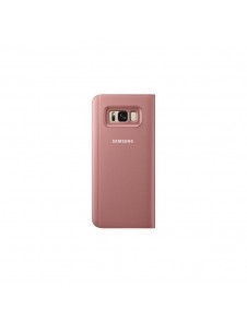 Samsung EF-ZG955CPE Clear View Cover Vikbart Fodral Till Samsung Galaxy S8 Plus - Rosa