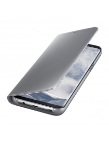 Samsung EF-ZG955CSE Clear View Cover Vikbart Fodral Till Samsung Galaxy S8 Plus - Silver