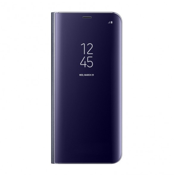 Samsung EF-ZG955CVE Clear View Cover Vikbart Fodral Till Samsung Galaxy S8 Plus - Violett