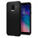 Svart och väldigt elegant lock till Samsung Galaxy A6 (2018).