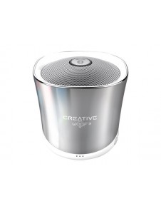 Creative Woof 3 Bluetooth Högtalare - för bärbar användning - trådlös - Bluetooth - Silver