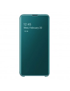 Samsung Clear View Stående Cover med Intelligent Display för Samsung Galaxy S10e - Grön (EF-ZG970CGEGWW)
