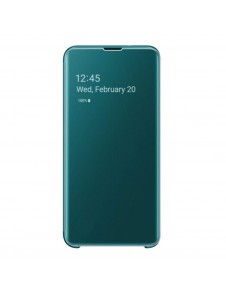 Samsung Clear View Stående Cover med Intelligent Display för Samsung Galaxy S10e - Grön (EF-ZG970CGEGWW)