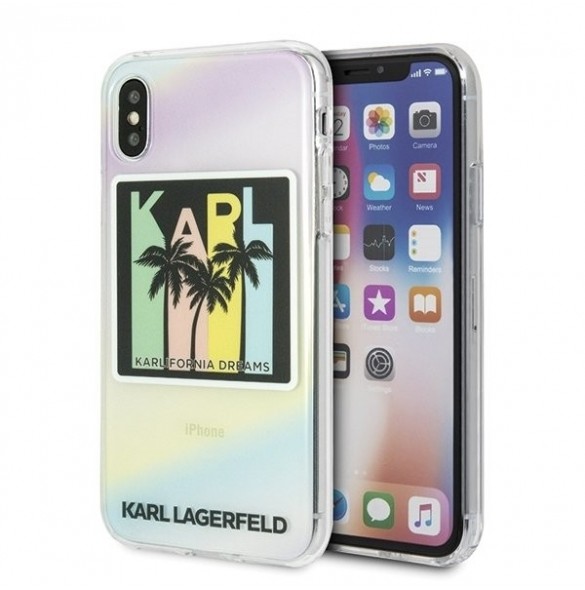 iPhone X / XS och väldigt snyggt skydd från Karl Lagerfeld.