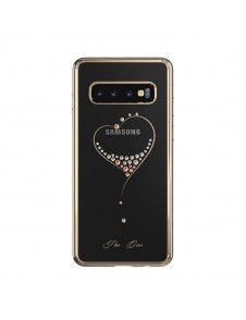 Guld och mycket snyggt skal till Samsung Galaxy S10 Plus.