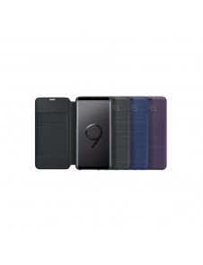 Samsung EF-NG960PBEGWW LED View Cover Vikbart Fodral Till Samsung Galaxy S9 - Black