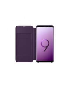 Samsung EF-NG960PVEGWW LED View Cover Vikbart Fodral Till Samsung Galaxy S9 -  Lila