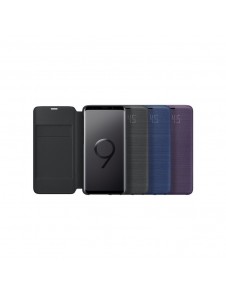 Samsung EF-NG960PVEGWW LED View Cover Vikbart Fodral Till Samsung Galaxy S9 -  Lila