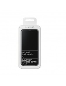 Samsung EF-ZG960CBE Clear View Cover Skal till Samsung Galaxy S9 - Black