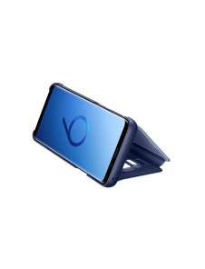 Samsung EF-ZG960CLEGWW Clear View Cover Skal till Samsung Galaxy S9 - Blå
