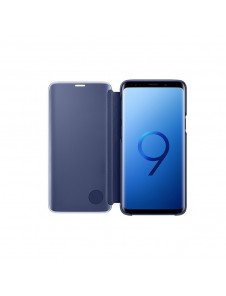 Samsung EF-ZG960CLEGWW Clear View Cover Skal till Samsung Galaxy S9 - Blå