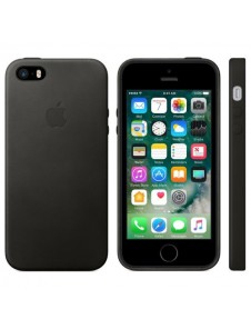 Apple MMHH2ZM/A Leather Case Skal till iPhone 5/ 5s / SE - Svart