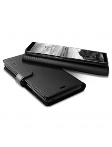 Spigen Wallet S Saffiano Samsung Galaxy Note8 - Svart