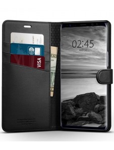 Spigen Wallet S Saffiano Samsung Galaxy Note8 - Svart