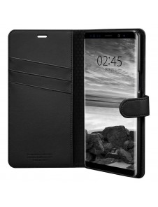 Spigen Wallet S Saffiano Samsung Galaxy Note8 - Svart