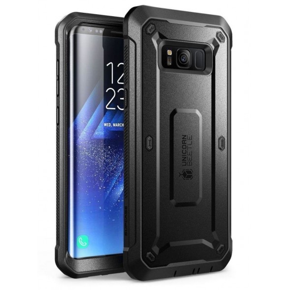 Svart och väldigt elegant lock till Samsung Galaxy S8.