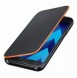 Samsung EF-FA320PBEGWW Neon Flip Case Till Galaxy A3 2017 - Svart