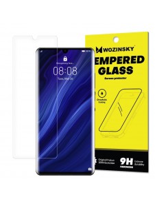 Wozinsky tempererat glas fullt lim supertåligt skärmskydd full täckning med ramsväska vänlig för Huawei P30 Pro