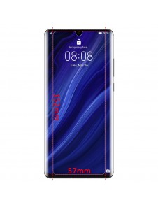 Wozinsky tempererat glas fullt lim supertåligt skärmskydd full täckning med ramsväska vänlig för Huawei P30 Pro