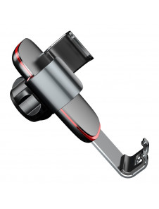 Baseus Metal Age Gravity Car Mount Phone Holder för luftuttag - Grå