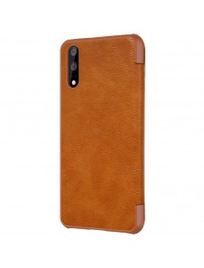 Nillkin Qin S-View Cover Vikbart Fodral Till Huawei P20 - Brun
